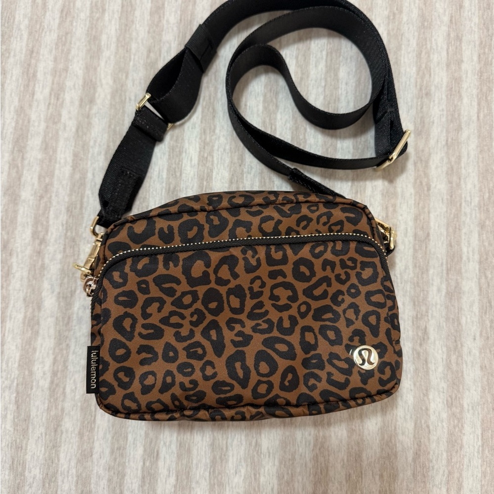 lululemon athletica Leopard Print Crossbody Bag